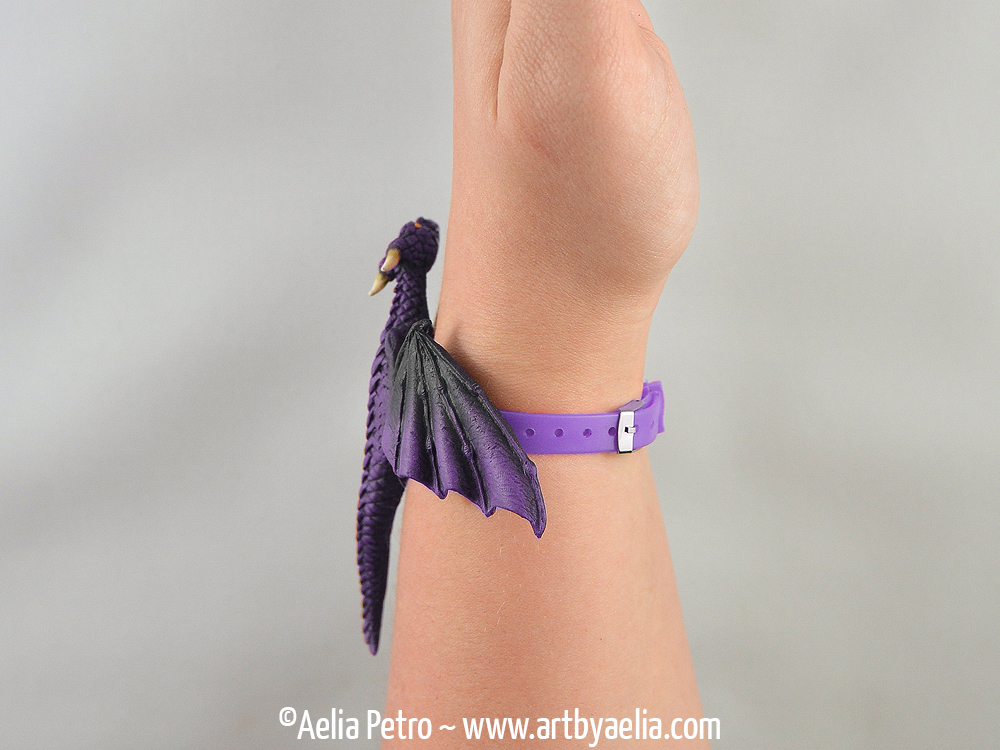 Purple shamballa beads, black skull bead, The halloween purple bracele –  Andrea Designs